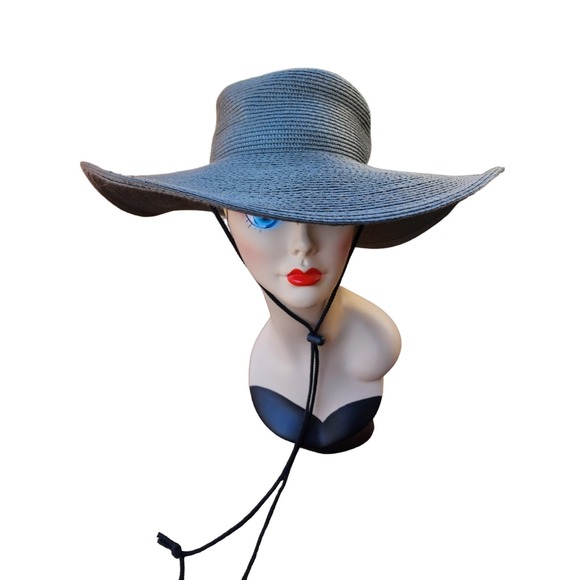 Tula Austin Texas Womens Packable Sunhat One Size Wide Brim Floppy Vacation - Picture 2 of 11